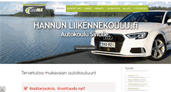 Desktop Screenshot of hannunliikennekoulu.fi