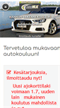 Mobile Screenshot of hannunliikennekoulu.fi